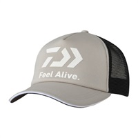 FeelAlive．ソフトハーフメッシュキャップ(グレー)